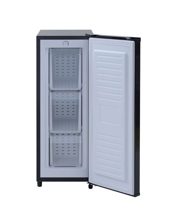 【ほぼ未使用】山善　冷凍庫　直冷式　スリム　50L　YF-SU50　2024年製 販売終了】冷凍庫 小型 スリム 50L 業界最小幅33.5cm YF-SU50