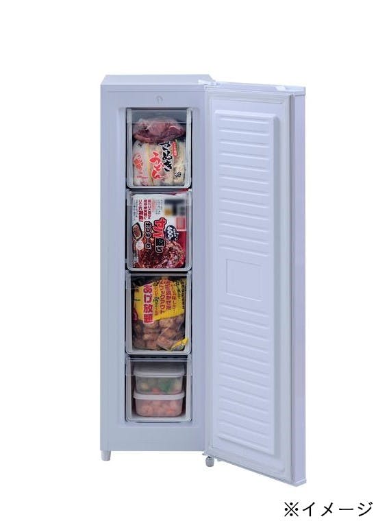 送料無料】70L直冷式スリム冷凍庫 YF-SU70-B【別送品