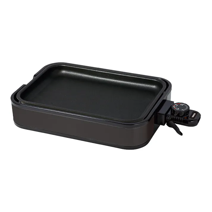 ホットプレート 着脱式 2枚組 たこ焼き&平面プレート YHA-W102