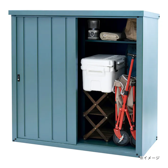 デザイン収納庫 クラウドブルー DSLB-1515