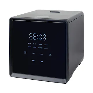 キューブ型炊飯器 4合炊き ブラック YJS-CM072(B)