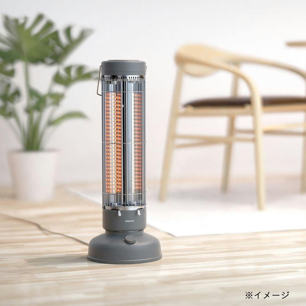 ワイド＆スポット レトロカーボンヒーター グレー DCT-B08