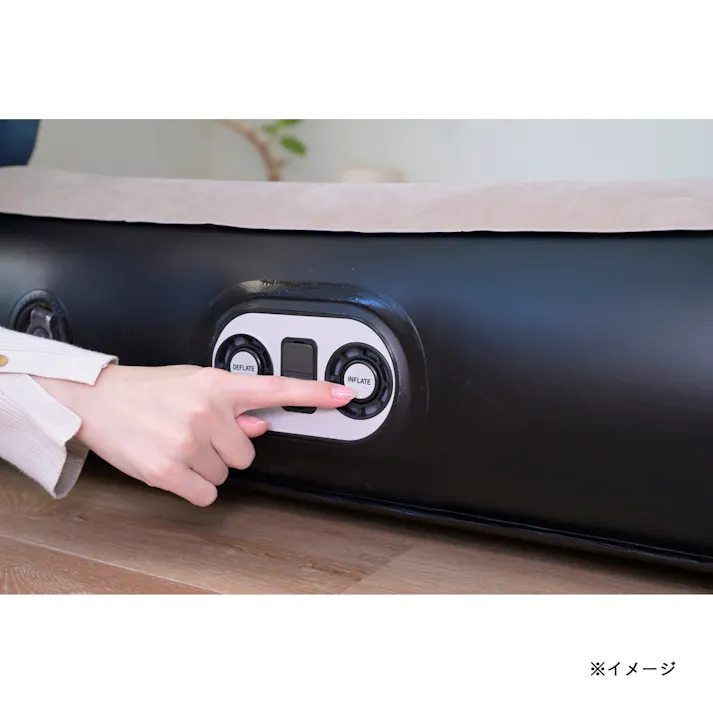 コードレス電動エアベッド CAB-002GY/BK