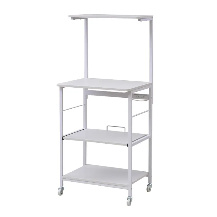 上棚付きレンジラックワイド ホワイト CRW-57T(CWH/SWH)