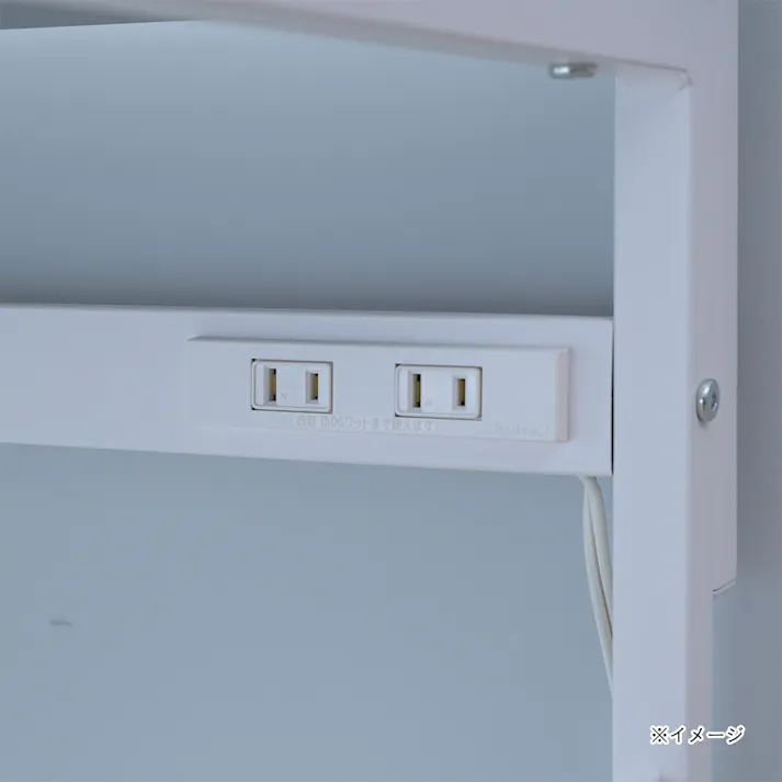 上棚付きレンジラックワイド ホワイト CRW-57T(CWH/SWH)