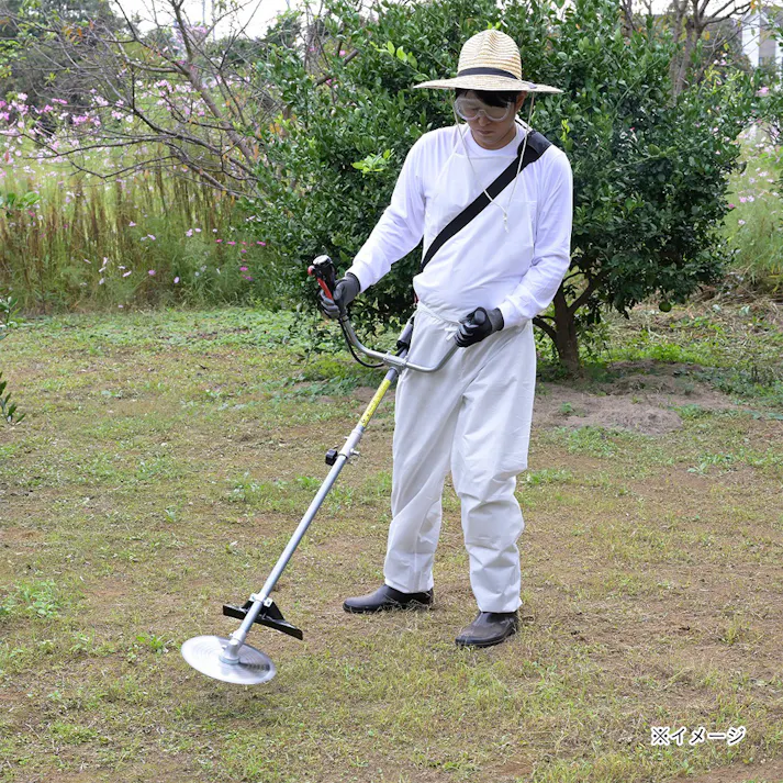 使い捨て草刈りサロペット