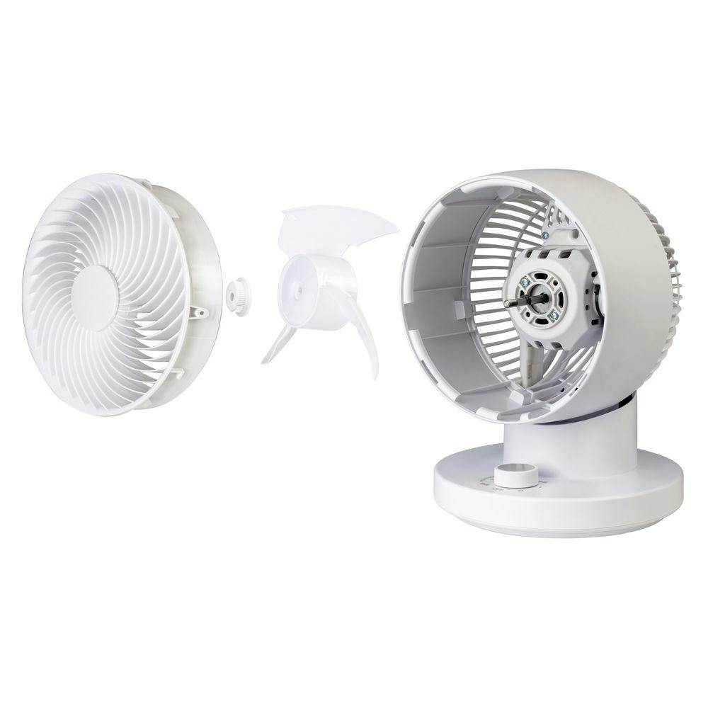 洗えるサーキュレーター ダイヤル式 ホワイト YAS-AC1525W | 空調