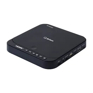 キュリオム Qriom DVDプレーヤー コンパクト CPRM対応 HDMI対応 再生専用 ブラック CDVP-MINI15HD(B)