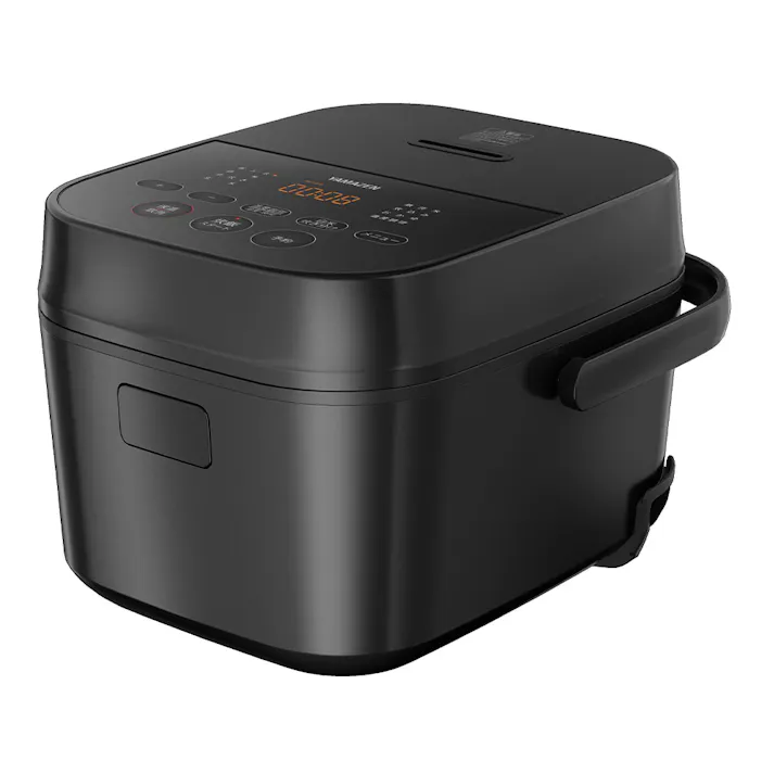 山善 マイコン式炊飯器 5.5合炊き ブラック 温度調理搭載 YJT-M10