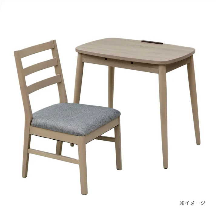 テーブルチェア 防幕付 幅45cm 奥行51cm 高80cm CDC-402(CN) 暖気が逃げにくい前カバー付き【別送品】