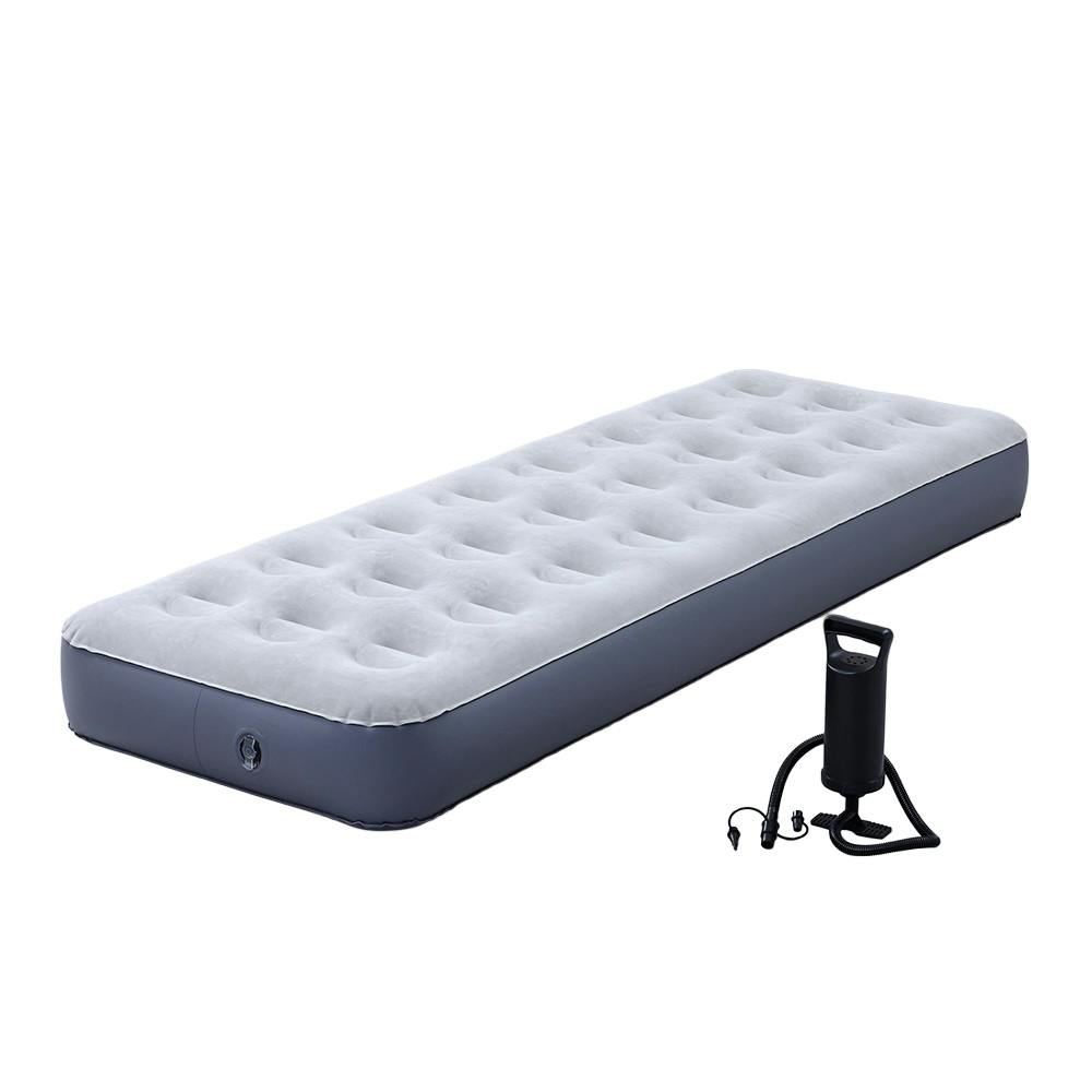 防災にも使えるハンディポンプ付きエアベッド