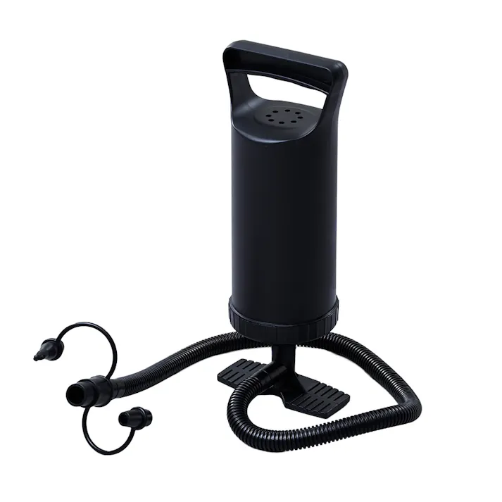 防災にも使えるハンディポンプ付きエアベッド