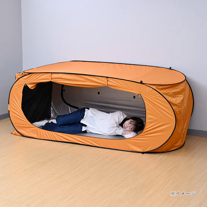防災ワンタッチテント 縦でも横でも使える 2WAY タテ・ヨコ どっちもテント YTY215OR