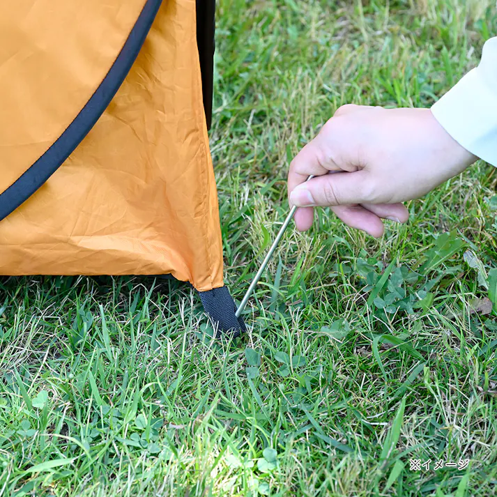 防災ワンタッチテント 縦でも横でも使える 2WAY タテ・ヨコ どっちもテント YTY215OR
