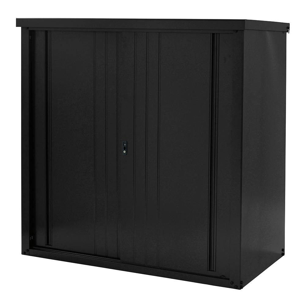 スチール収納庫 ブラック CSLB1515N(BK) 幅152.8cm 奥行79.3cm 高さ153.4cm