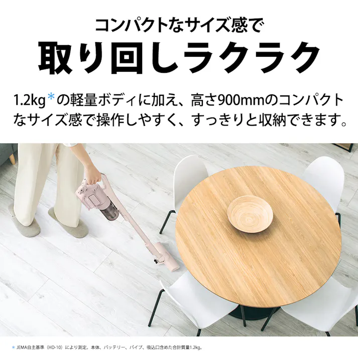 シャープ コードレススティック掃除機 アッシュピンク EC-PT2