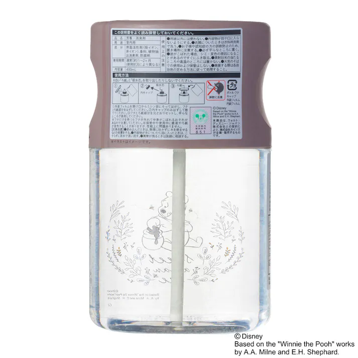 カインズ 部屋用芳香剤 Simple くまのプーさん シークレットフローラルの香り 本体 400ml