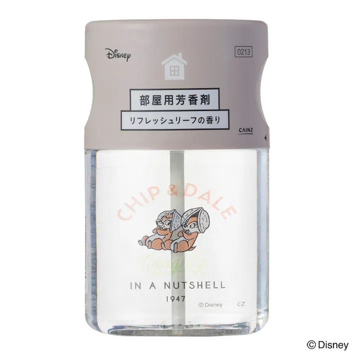 カインズ 部屋用芳香剤 Natural チップ&デール リフレッシュリーフの香り 本体 400ml