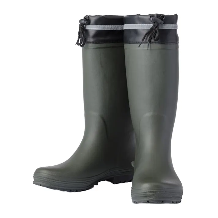 カインズ 紳士裏ドライカバー付き長靴 L ダークグリーン COB-01