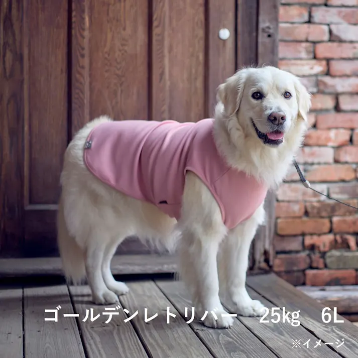 【送料無料】スムースカットソー ピンク 3Lサイズ ペット服(犬の服)