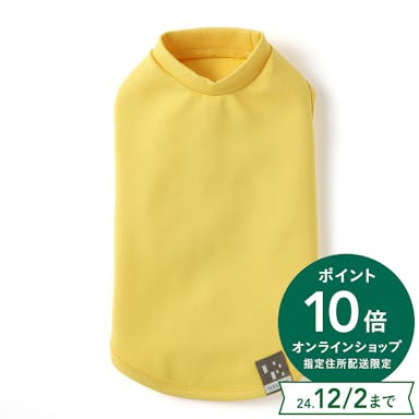 【指定住所配送P20倍・送料無料】スムースカットソー イエロー MDサイズ ペット服(犬の服)