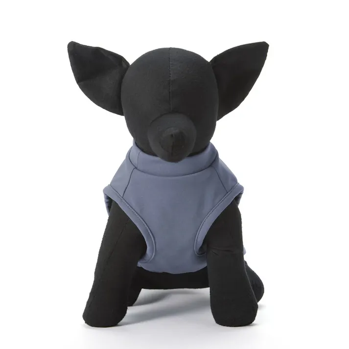 【送料無料】スムースカットソー ブルー Sサイズ ペット服(犬の服)