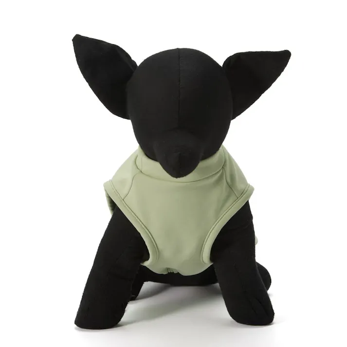 【送料無料】スムースカットソー グリーン Mサイズ ペット服(犬の服)(販売終了)