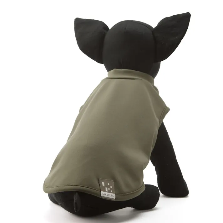 【送料無料】スムースカットソー オリーブ SSサイズ ペット服(犬の服)