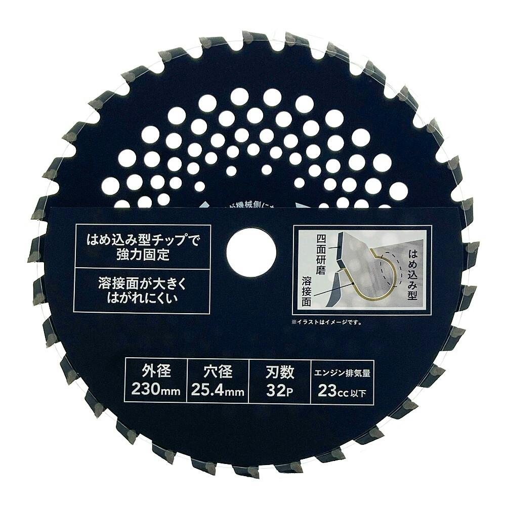 アメドク　チップ　グーフィー　2点 チップが飛びにくいフッ素加工チップソー 230×32P | 農業機械 通販