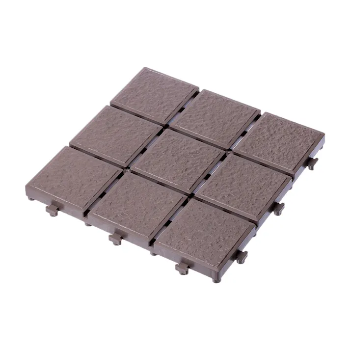 カインズ 樹脂ジョイントデッキ ブラウン 1枚入り