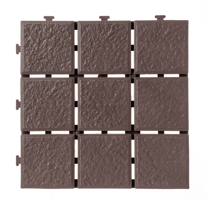 カインズ 樹脂ジョイントデッキ ブラウン 1枚入り