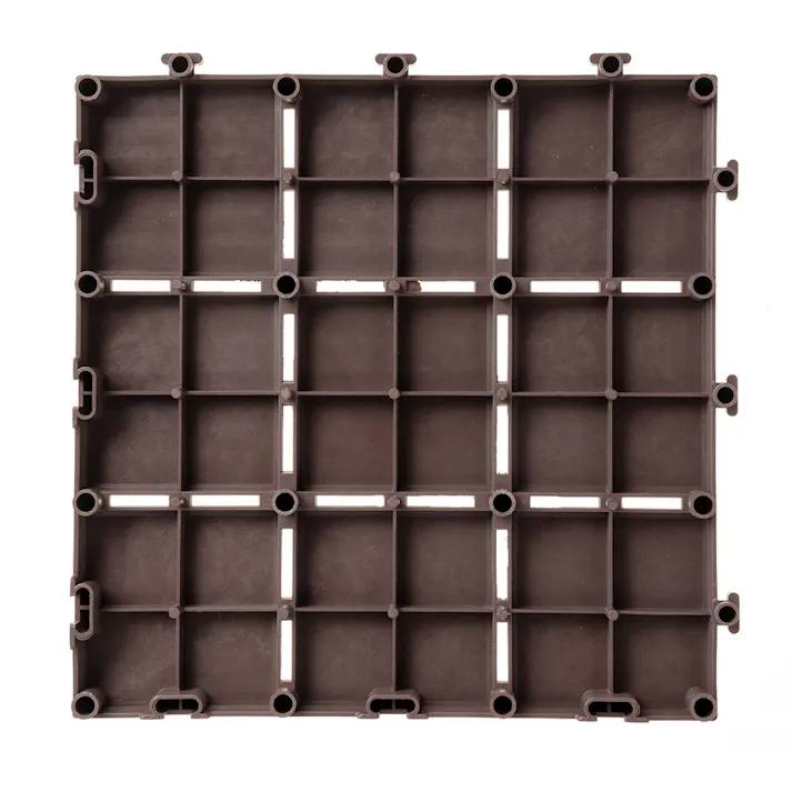 カインズ 樹脂ジョイントデッキ ブラウン 1枚入り