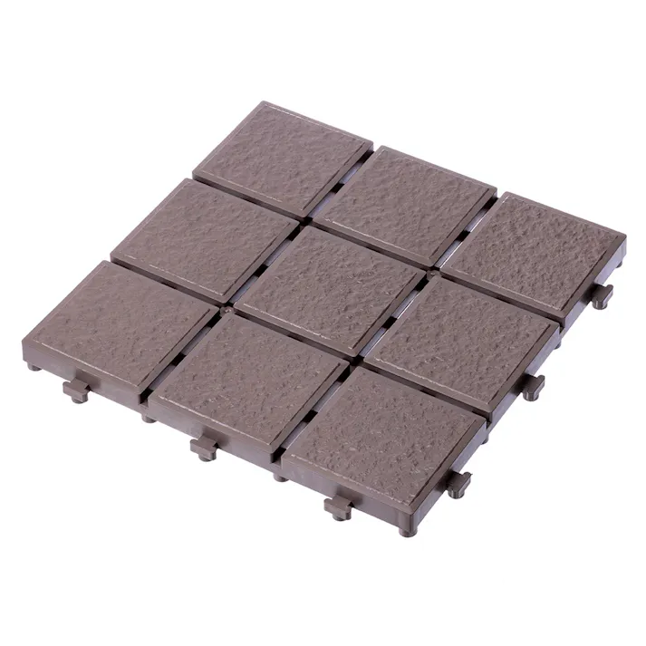 カインズ 樹脂ジョイントデッキ ブラウン ケース 9枚入り