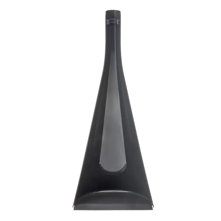 立てて収納できるチリトリ ブラック