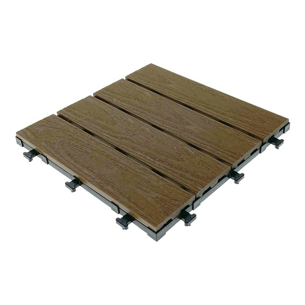 カインズ 人工木ジョイントデッキ ブラウン 6枚入 | ウッドデッキ