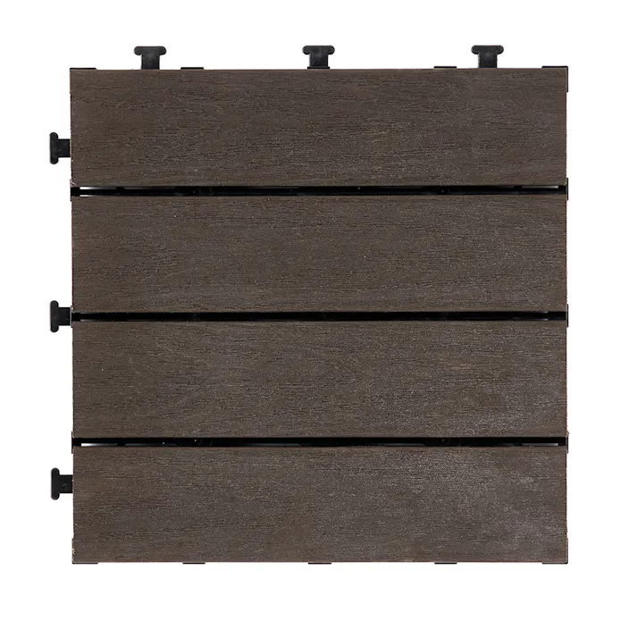 カインズ 人工木ジョイントデッキ ST ダークブラウン 6枚入