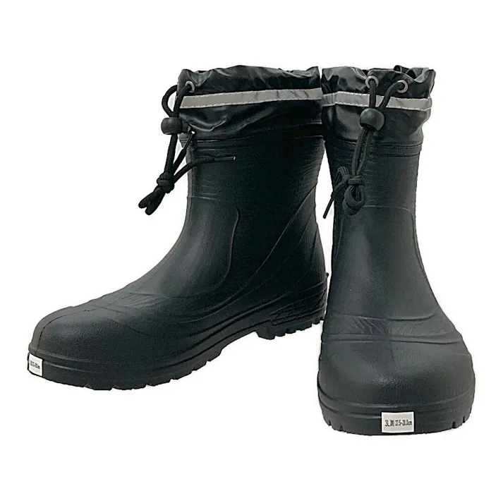 カインズ 軽くて柔らかい紳士フィットショートブーツ 3L ブラック