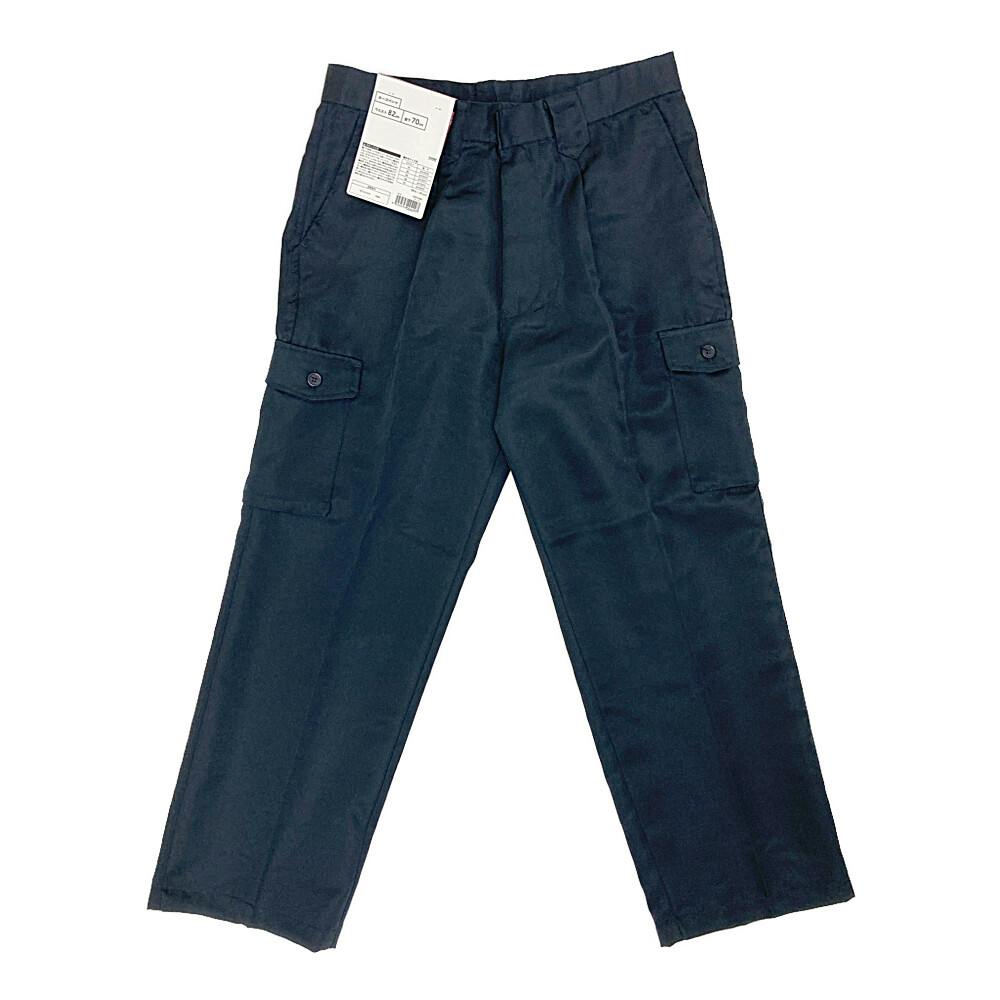 HDW100カーゴパンツ ネイビー ウエスト82cm 股下70cm 作業ズボン・スラックス