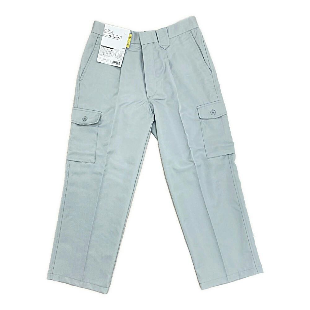 HDW100カーゴパンツ グレー ウエスト79cm 股下67cm 作業ズボン・スラックス