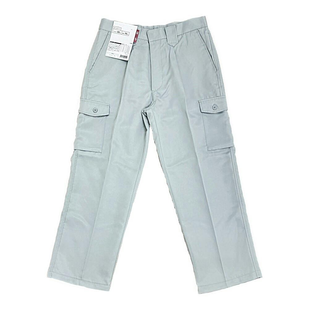 HDW100カーゴパンツ グレー ウエスト82cm 股下70cm 作業ズボン・スラックス