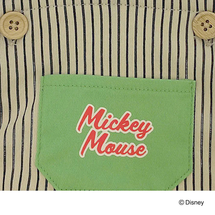 オーバーオールミッキーマウス Lサイズ ペット服(犬の服)