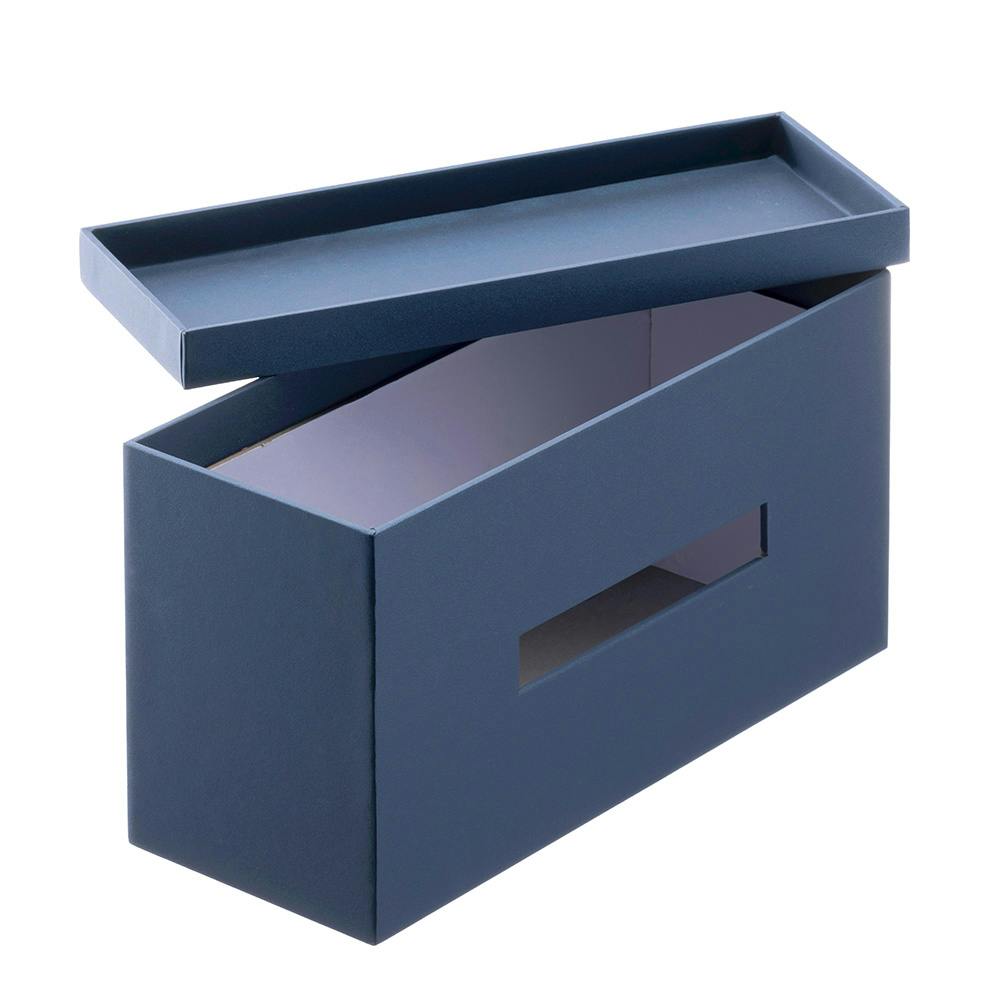 ティッシュケース ネイビー | インテリア雑貨・生活雑貨 通販