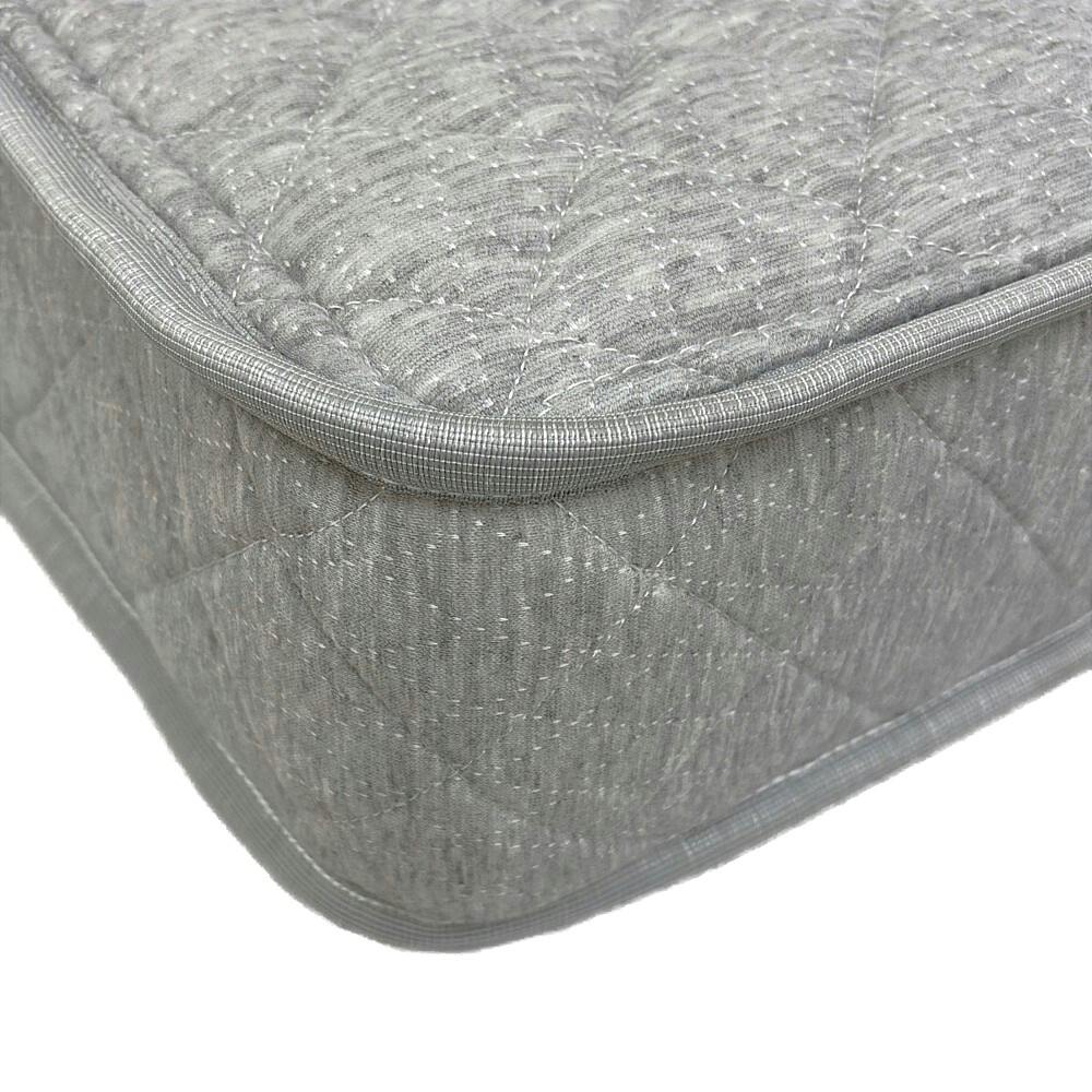 ポケットコイルマットレス ライトグレー シングル 幅97cm 奥行195cm 厚