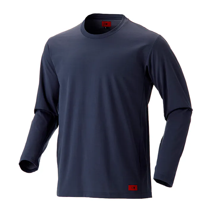 EDW Tシャツ 長袖 L ネイビー