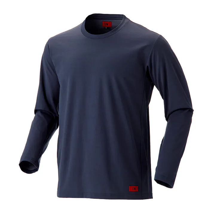 EDW Tシャツ 長袖 L ネイビー