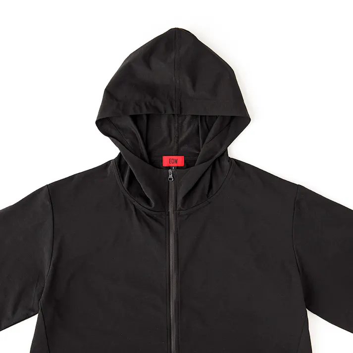 EDW フルジップパーカー M ブラック