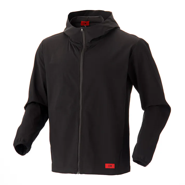 EDW フルジップパーカー LL ブラック