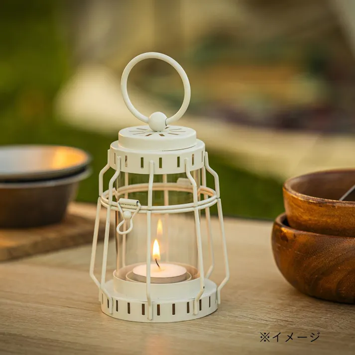 カインズ キャンドルランタン アイボリー
