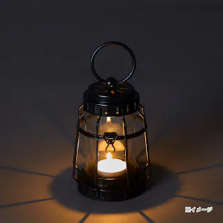 カインズ キャンドルランタン ブラック
