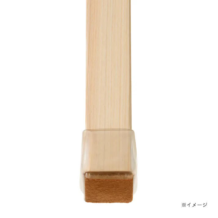 チェア脚カバー 角 対応脚サイズ20~30mm クリア